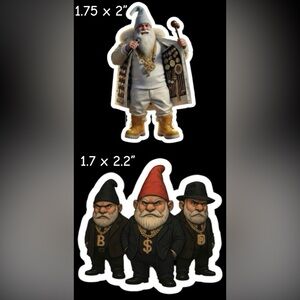200 Count Custom Gnome Sticker Request